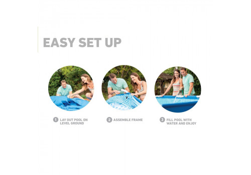 Бассейн каркасный Intex Metal Frame Pool, 366х76 см 28210
