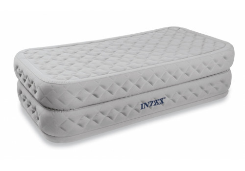 Кровать надувная односпальная со встроенным насосом 220В 99х191х51см Intex 64462