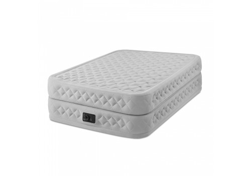 Кровать надувная двуспальная со встроенным насосом 220В 152х203х51см Intex 64464