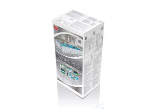 56257 Каркасный бассейн прямоугольный BestWay, 671х396х132см, фильтр-насос песчанный 5678 л/ч