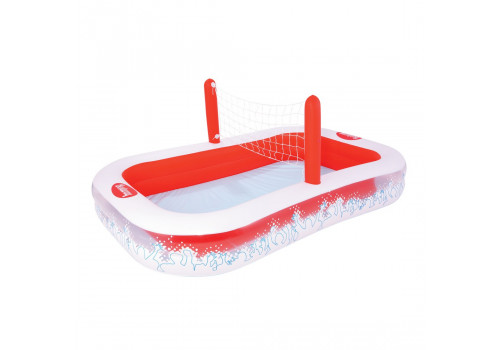 54125 Игровой бассейн Волейбол + мяч Bestway 251 х 168 х 97 см