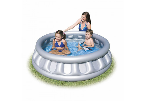 Bestway 51080 Детский круглый бассейн  Космический корабль, 152х43 см, 512 л