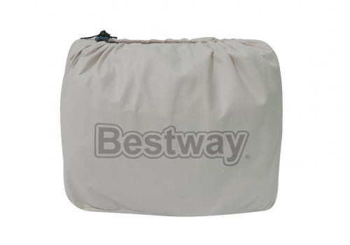 BestWay 69060 Двухспальная надувная кровать 152х229х79см со спинкой, встр.насос