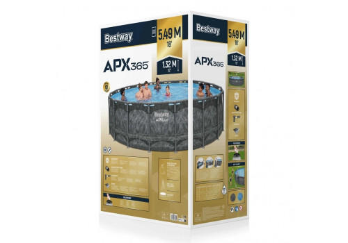 561KC Bestway, Каркасный круглый бассейн APX-365, 549х132см