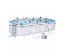 Сборный бассейн Bestway Hydrium (740х360х120), фильтр-насос песчаный 5678 л/ч
