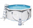 Каркасный бассейн круглый со стальными стенками BestWay, 305х122см, фильтр-насос песчанный 2006 л/ч (56382)